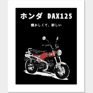 Japanese Honda Dax - Dark edition Posters and Art